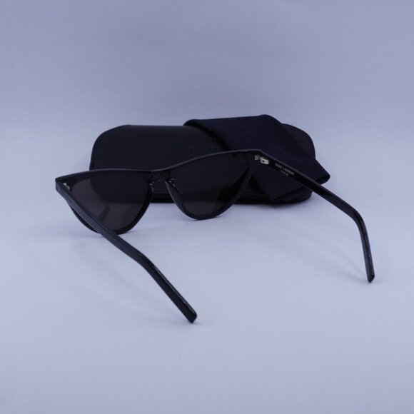 Saint Laurent SL550 SLIM 001 Cat Eye Sunglasses - Black - Picture 10 of 10